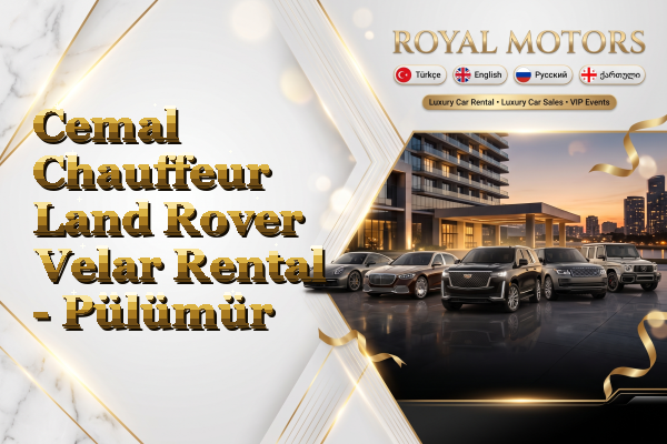 Cemal Chauffeur Land Rover Velar Rental - Pülümür