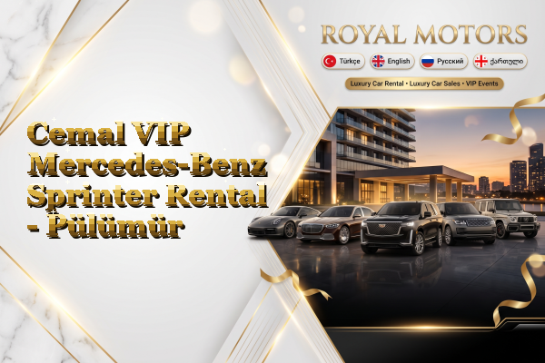 Cemal VIP Mercedes-Benz Sprinter Rental - Pülümür