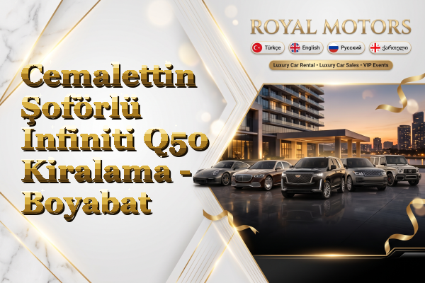 Cemalettin Şoförlü Infiniti Q50 Kiralama - Boyabat