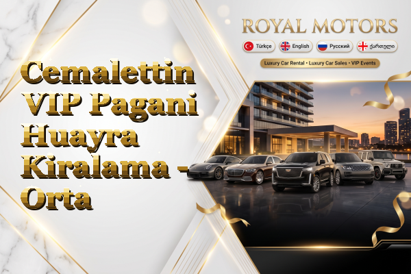 Cemalettin VIP Pagani Huayra Kiralama - Orta