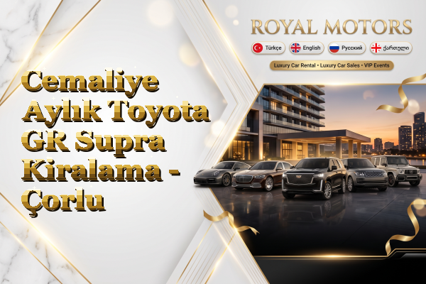 Cemaliye Aylık Toyota GR Supra Kiralama - Çorlu