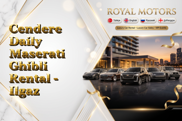 Cendere Daily Maserati Ghibli Rental - Ilgaz