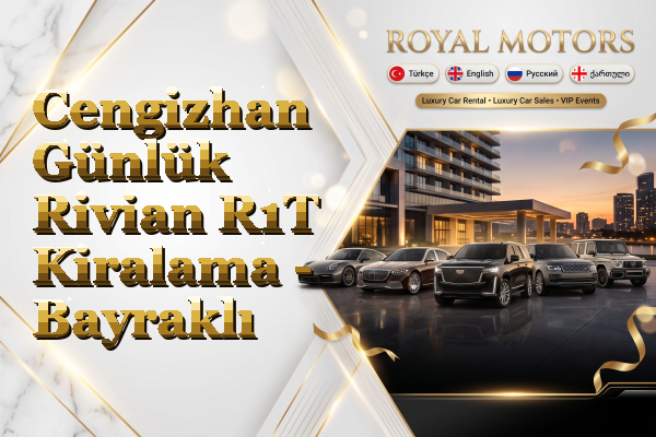 Cengizhan Günlük Rivian R1T Kiralama - Bayraklı