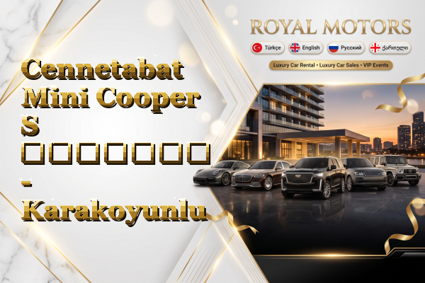 Cennetabat Mini Cooper S გაყიდვა - Karakoyunlu