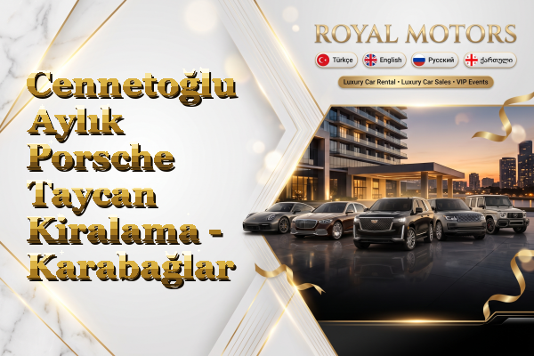 Cennetoğlu Aylık Porsche Taycan Kiralama - Karabağlar