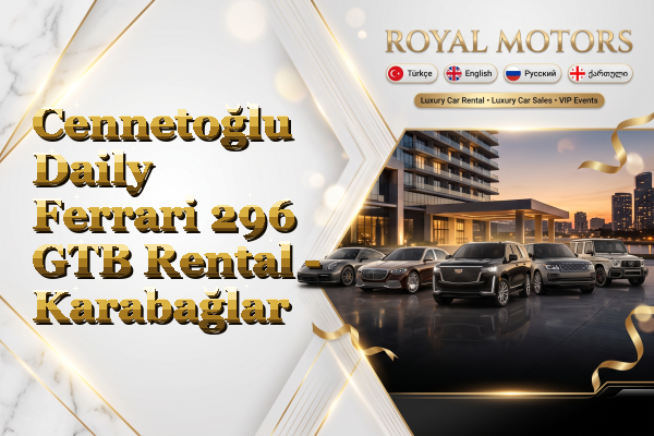 Cennetoğlu Daily Ferrari 296 GTB Rental - Karabağlar