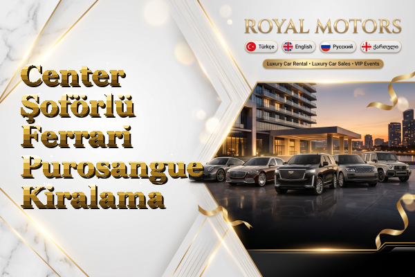 Center Şoförlü Ferrari Purosangue Kiralama