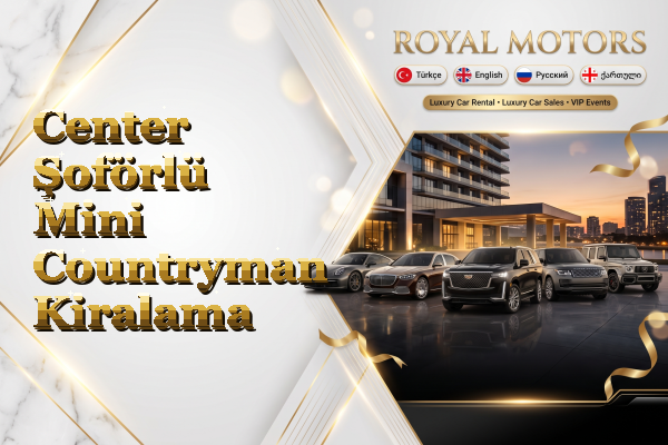 Center Şoförlü Mini Countryman Kiralama