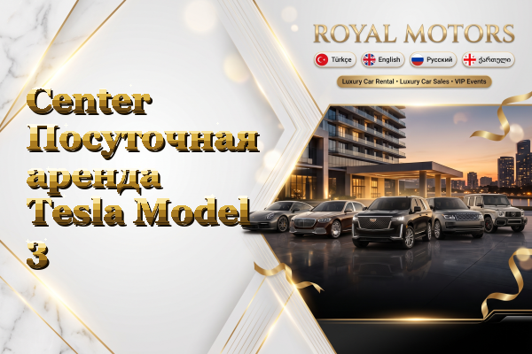 Center Посуточная аренда Tesla Model 3