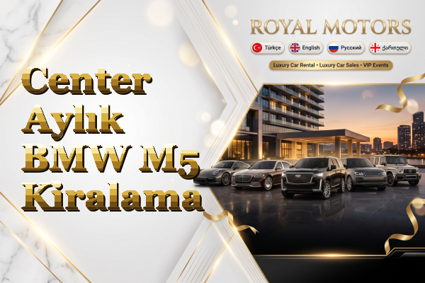 Center Aylık BMW M5 Kiralama