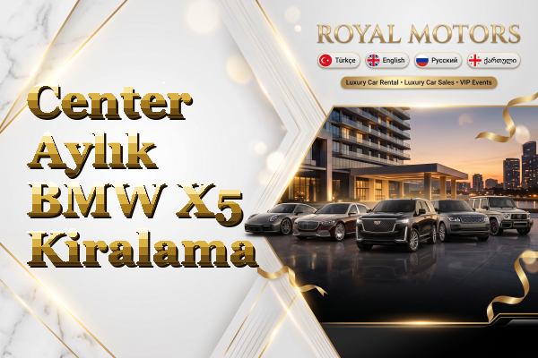 Center Aylık BMW X5 Kiralama