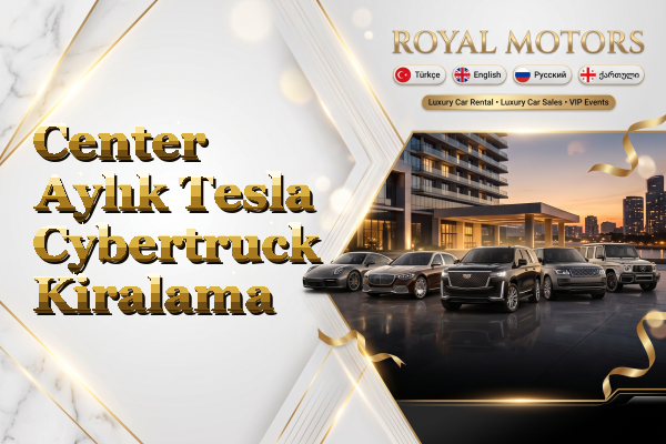 Center Aylık Tesla Cybertruck Kiralama