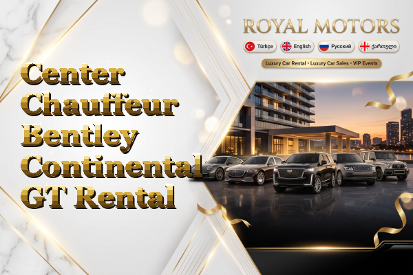 Center Chauffeur Bentley Continental GT Rental