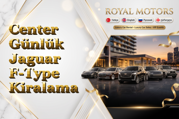 Center Günlük Jaguar F-Type Kiralama