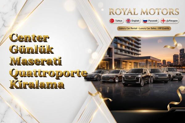 Center Günlük Maserati Quattroporte Kiralama