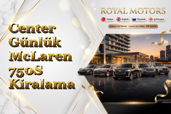 Center Günlük McLaren 750S Kiralama
