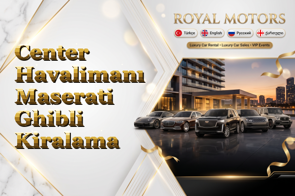 Center Havalimanı Maserati Ghibli Kiralama
