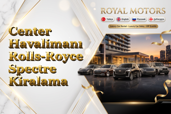 Center Havalimanı Rolls-Royce Spectre Kiralama