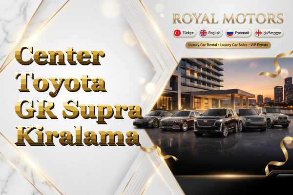 Center Toyota GR Supra Kiralama