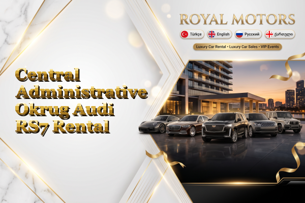 Central Administrative Okrug Audi RS7 Rental