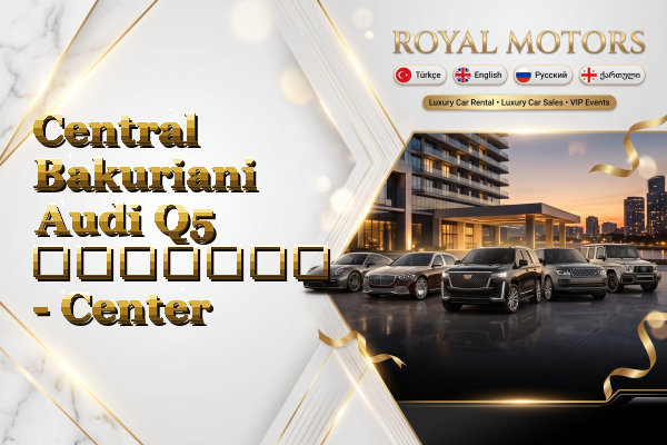 Central Bakuriani Audi Q5 გაყიდვა - Center