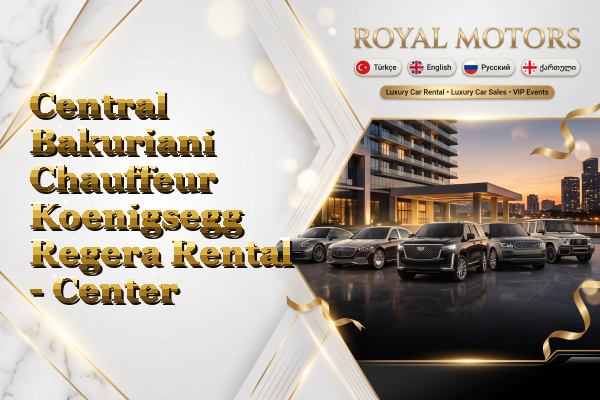 Central Bakuriani Chauffeur Koenigsegg Regera Rental - Center