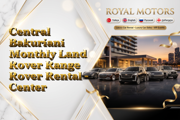Central Bakuriani Monthly Land Rover Range Rover Rental - Center