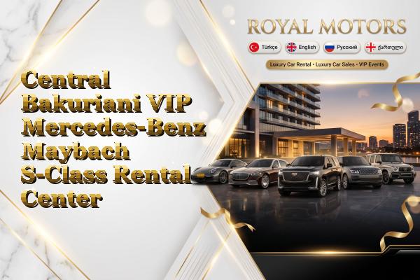 Central Bakuriani VIP Mercedes-Benz Maybach S-Class Rental - Center