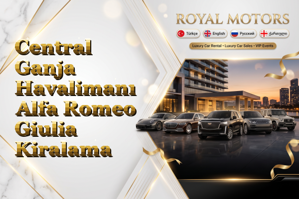 Central Ganja Havalimanı Alfa Romeo Giulia Kiralama