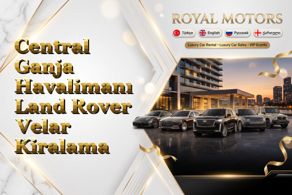 Central Ganja Havalimanı Land Rover Velar Kiralama