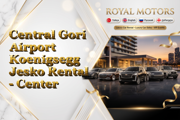 Central Gori Airport Koenigsegg Jesko Rental - Center
