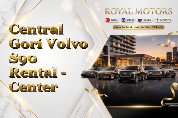 Central Gori Volvo S90 Rental - Center