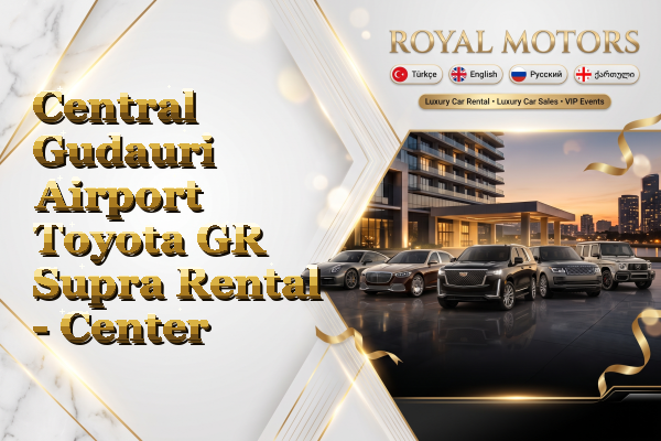 Central Gudauri Airport Toyota GR Supra Rental - Center