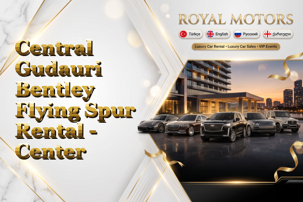 Central Gudauri Bentley Flying Spur Rental - Center