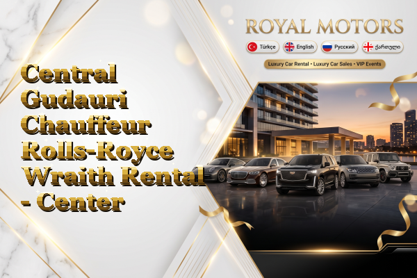 Central Gudauri Chauffeur Rolls-Royce Wraith Rental - Center