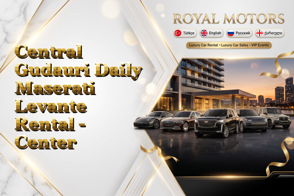 Central Gudauri Daily Maserati Levante Rental - Center