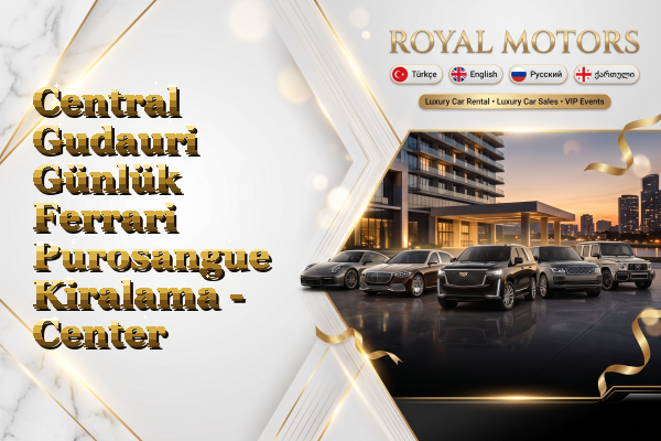 Central Gudauri Günlük Ferrari Purosangue Kiralama - Center