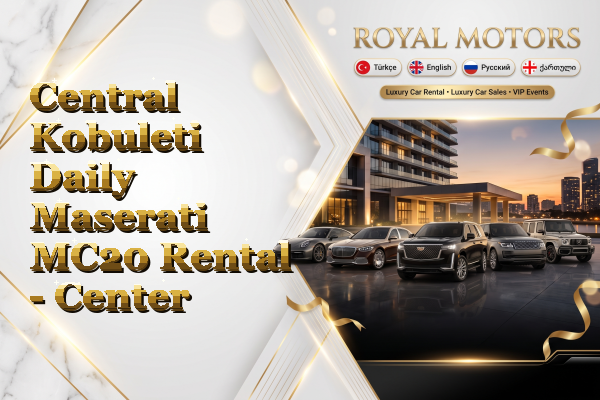 Central Kobuleti Daily Maserati MC20 Rental - Center