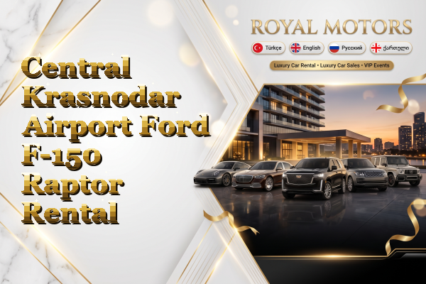 Central Krasnodar Airport Ford F-150 Raptor Rental
