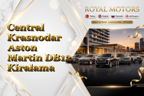 Central Krasnodar Aston Martin DB12 Kiralama