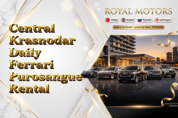Central Krasnodar Daily Ferrari Purosangue Rental