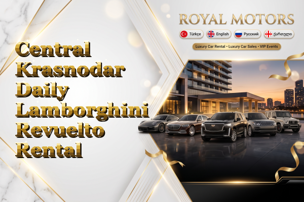 Central Krasnodar Daily Lamborghini Revuelto Rental