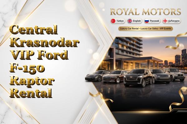 Central Krasnodar VIP Ford F-150 Raptor Rental