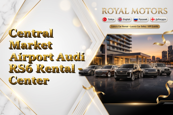 Central Market Airport Audi RS6 Rental - Center