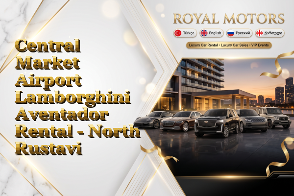 Central Market Airport Lamborghini Aventador Rental - North Rustavi