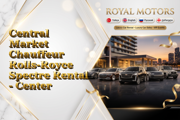 Central Market Chauffeur Rolls-Royce Spectre Rental - Center