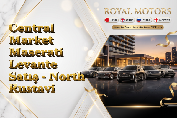 Central Market Maserati Levante Satış - North Rustavi
