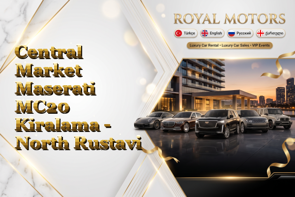 Central Market Maserati MC20 Kiralama - North Rustavi
