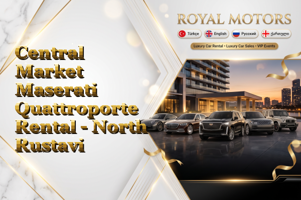 Central Market Maserati Quattroporte Rental - North Rustavi