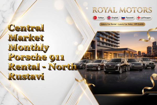 Central Market Monthly Porsche 911 Rental - North Rustavi